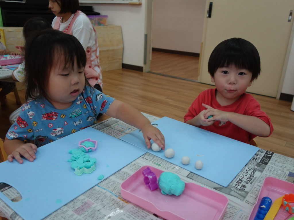 🍓粘土あそび🍇